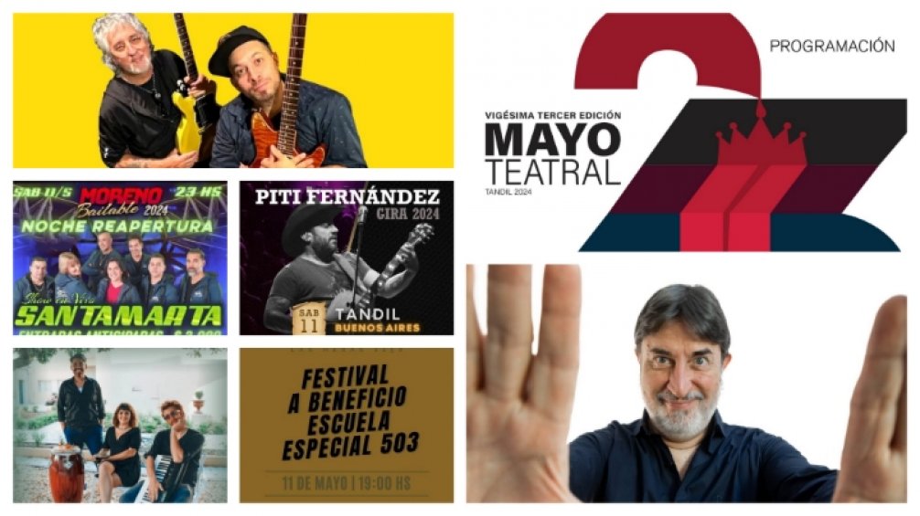 Gran agenda cultural para este fin de semana en Tandil